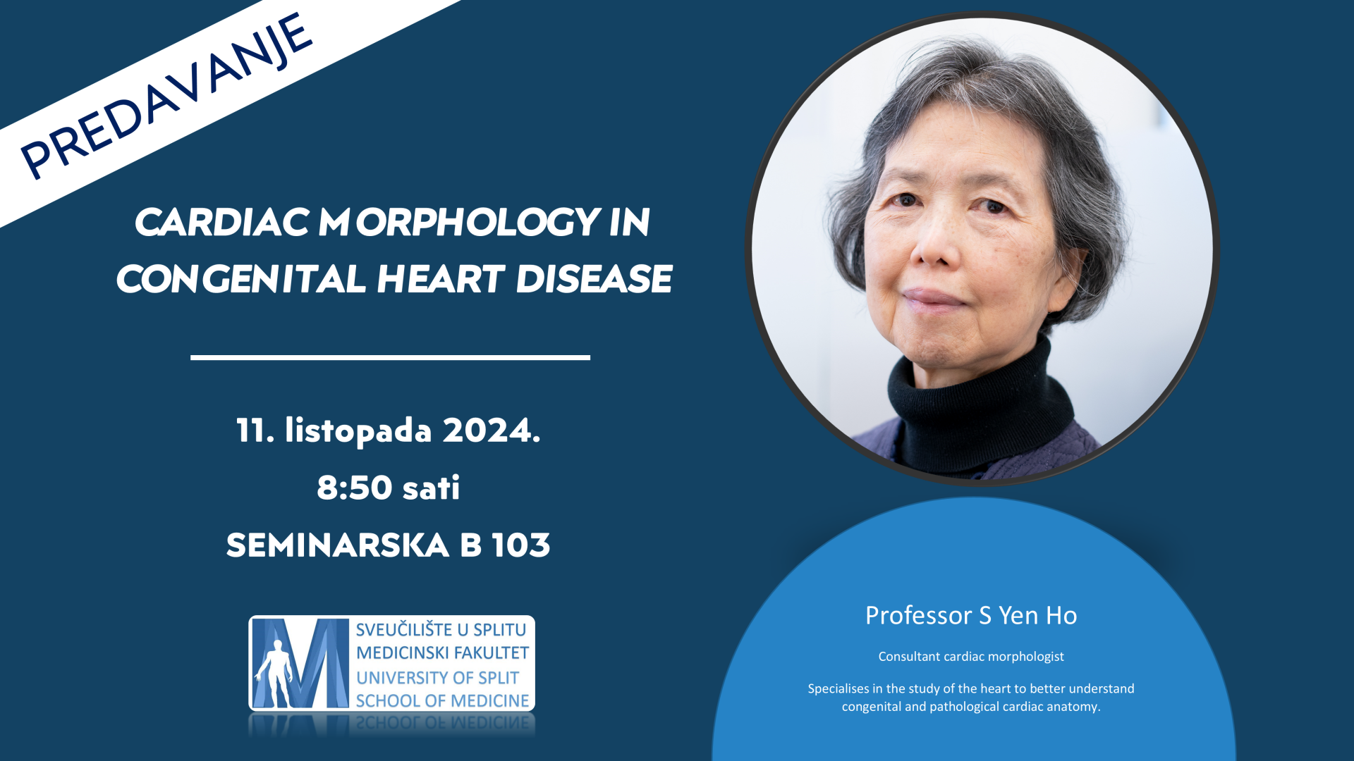 Predavanje prof. S Yen Ho: Cardiac morphology in congenital heart disease